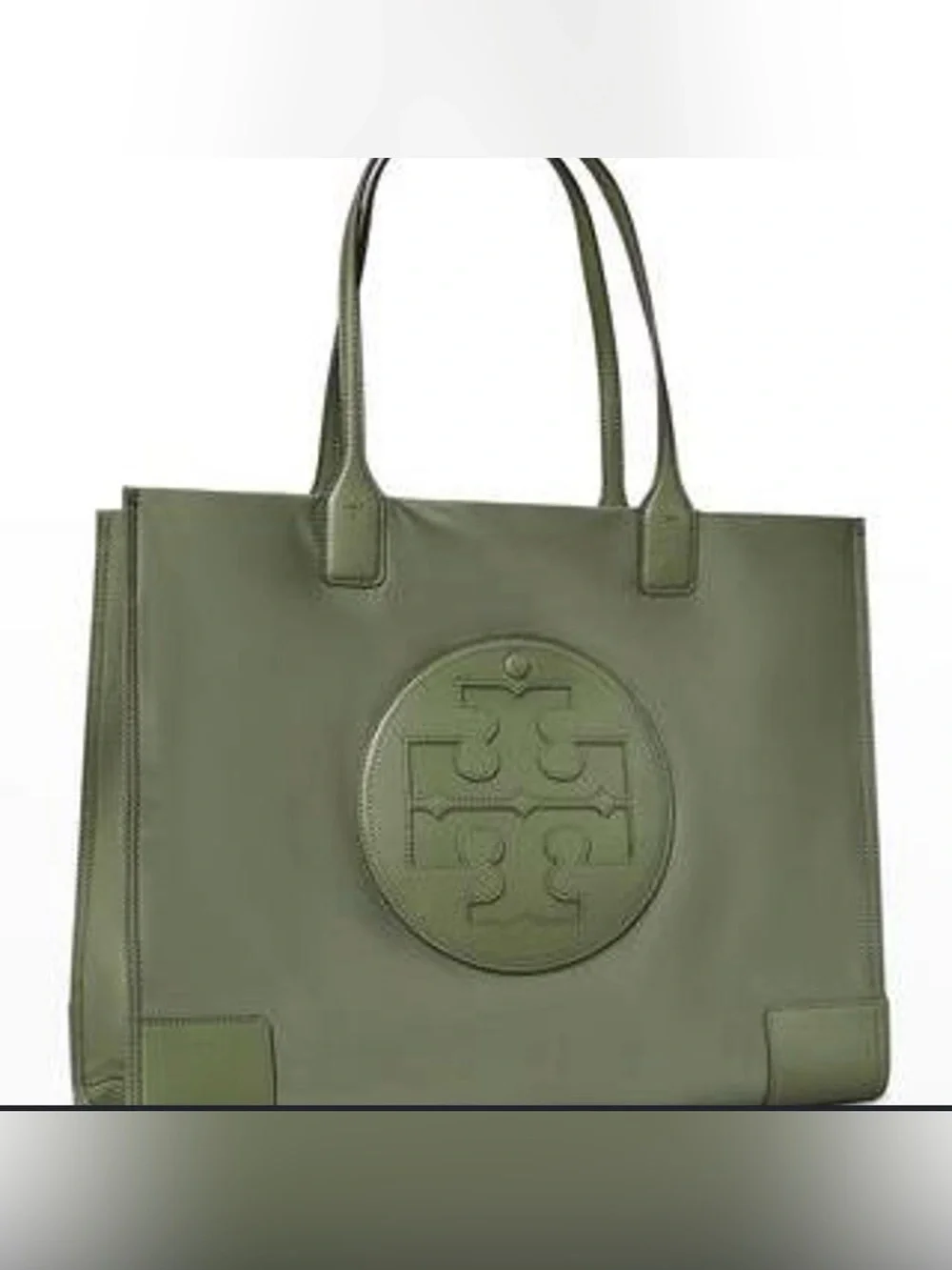 Tory Burch Ella Nylon Tote – Sage Green